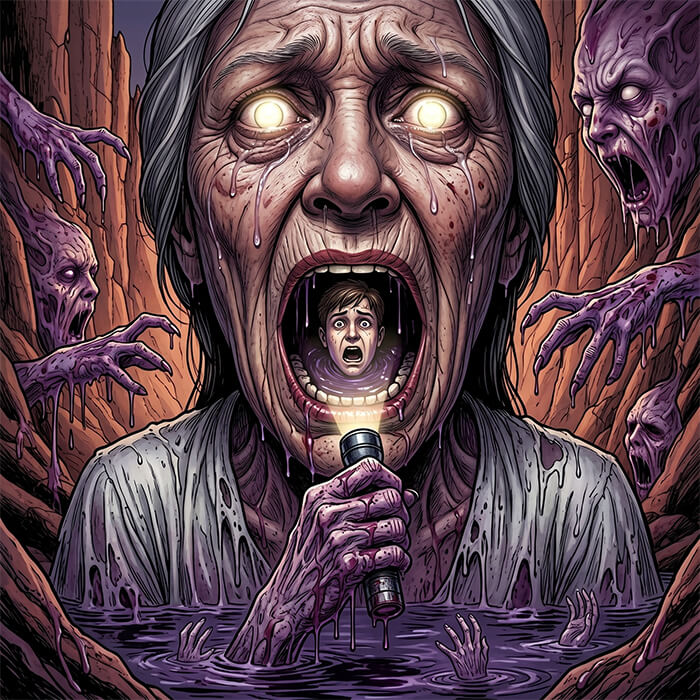 The Crying Canyon - Supernatural Mystery Urban Legend Story Cover Art